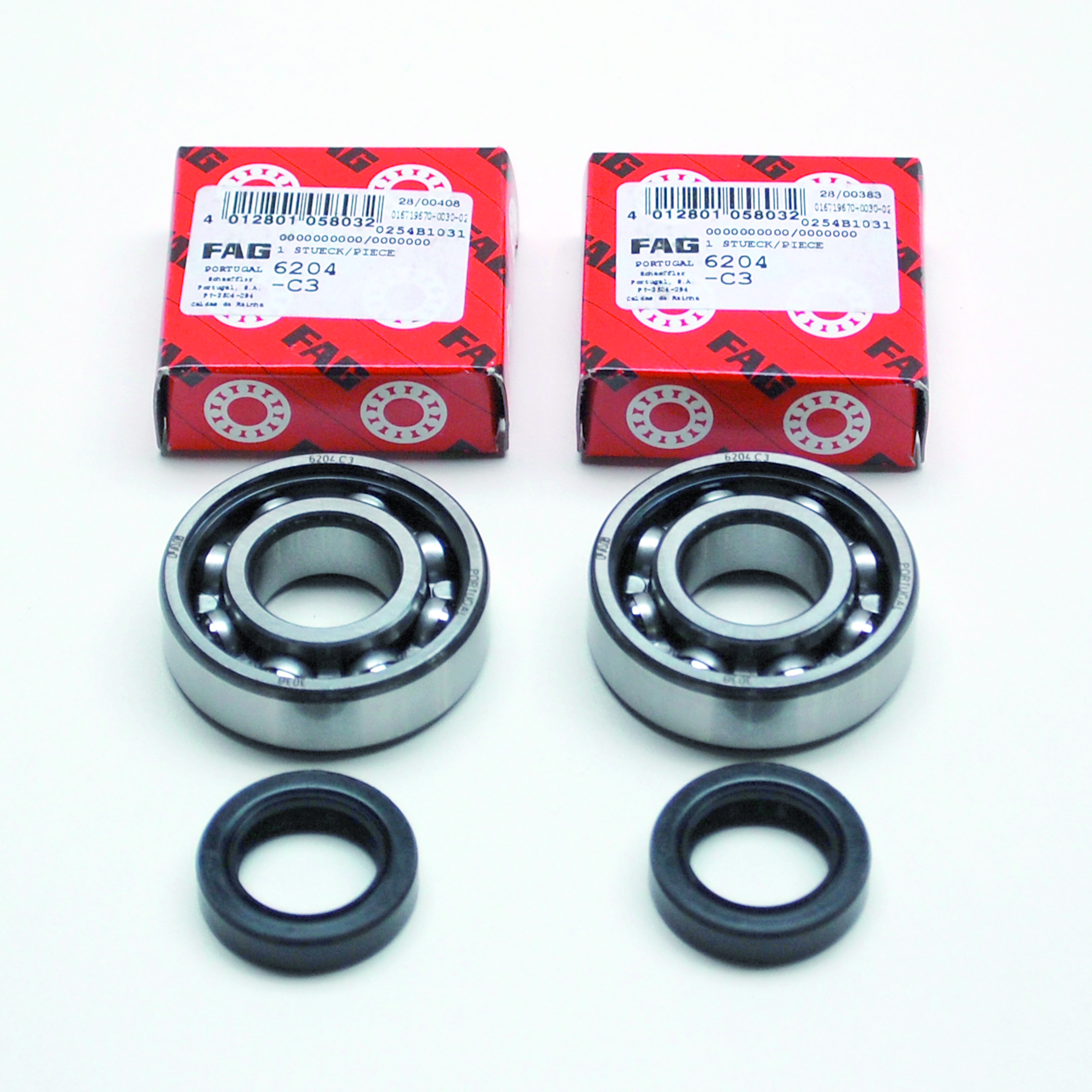 FAG/SKF C3 Kurbelwellenlagerset inkl. Simmeringe Derbi