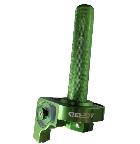 Acerbis Replica CNC Kurzhubgasgriff grün