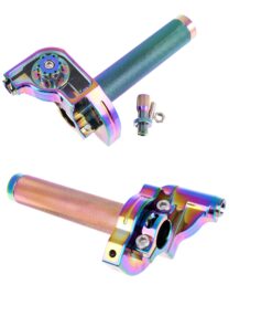 Acerbis Replica CNC Kurzhubgasgriff metallic