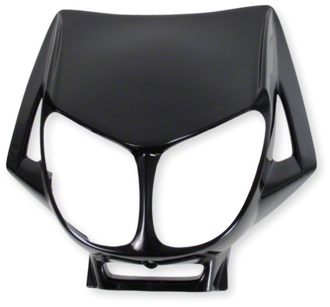 Lichtmaske Derbi Doppeloptik schwarz