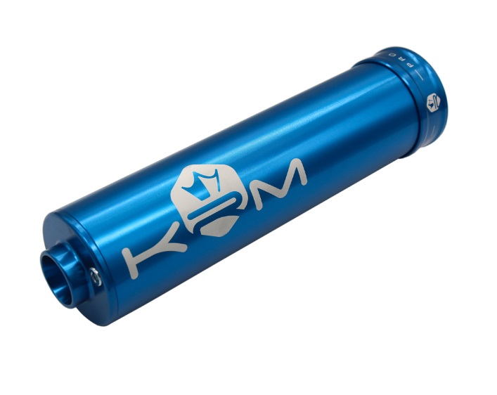 KRM Endschalldämpfer "full colour" blau