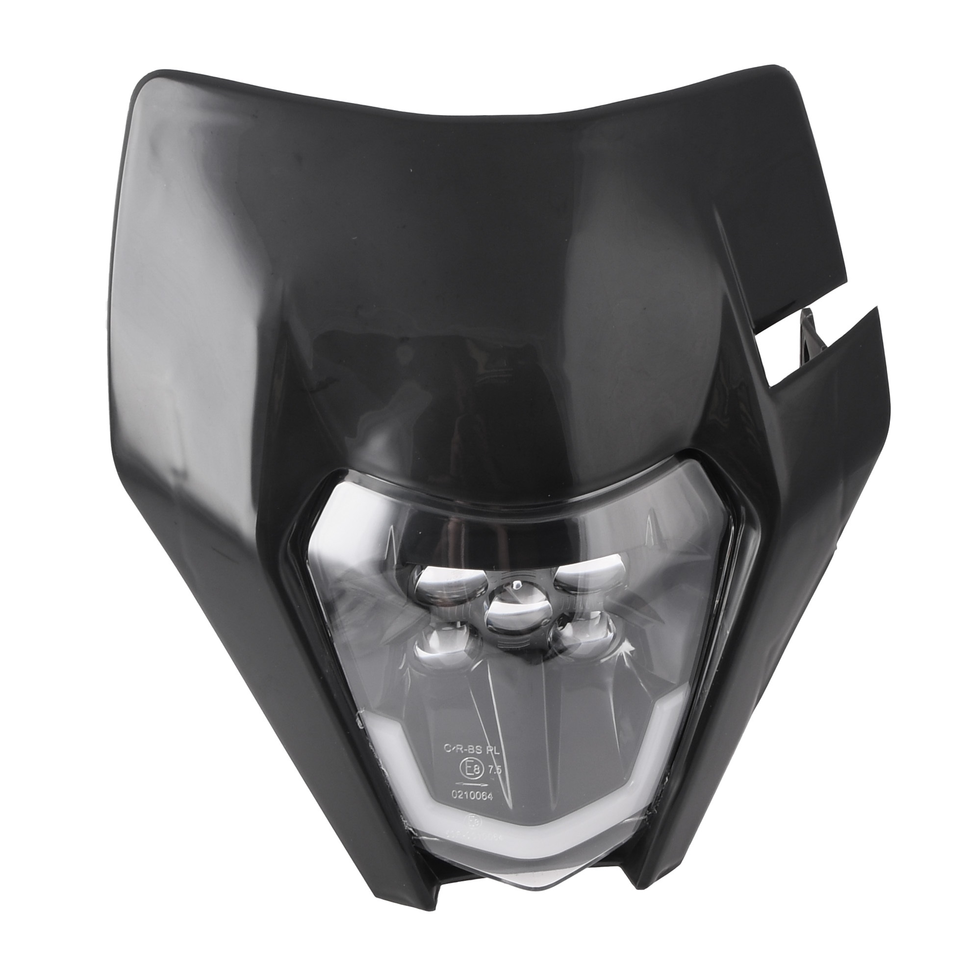 KTM EXC 2018er-Style Lichtmaske inkl. LED Scheinwerfer schwarz