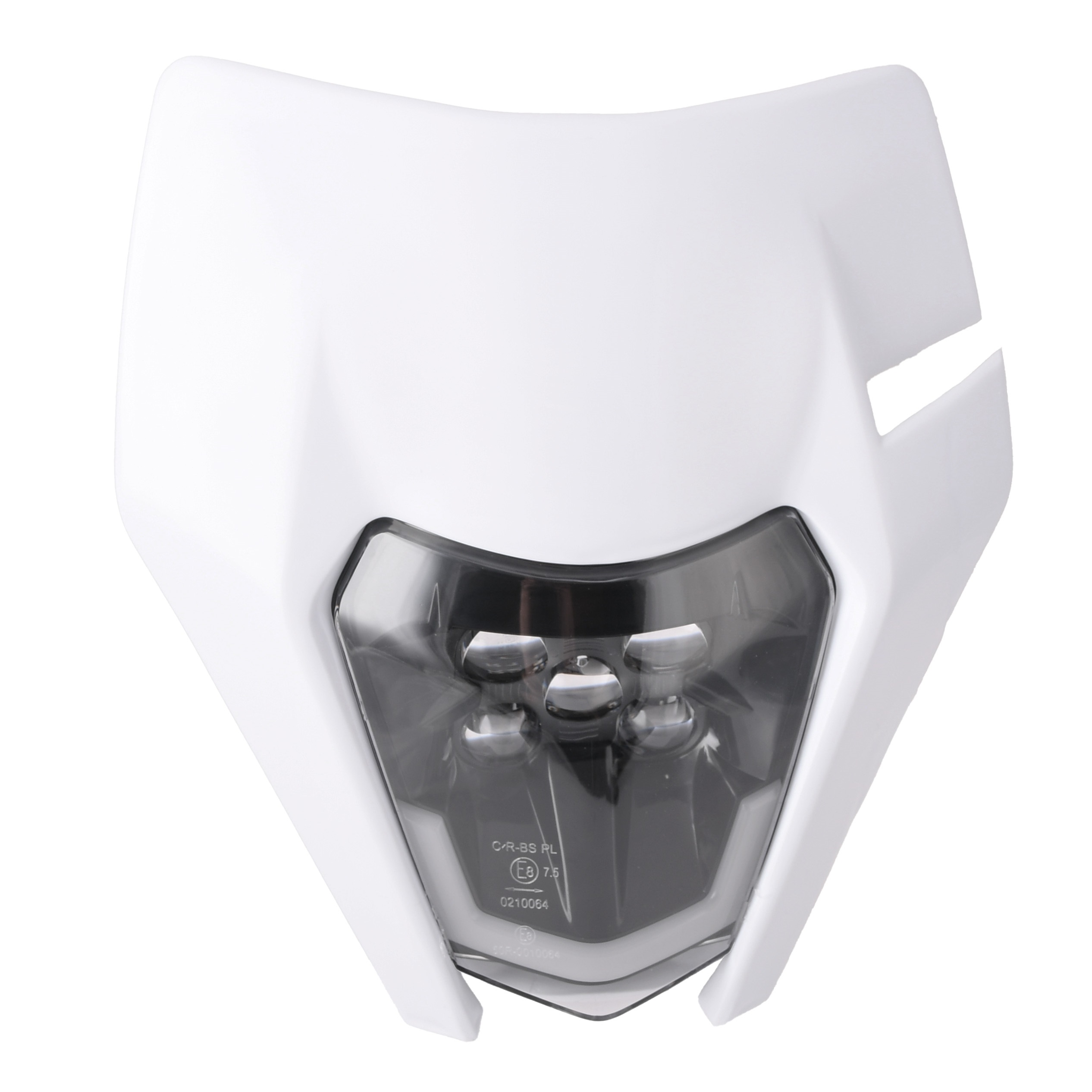 KTM EXC 2018er-Style Lichtmaske inkl. LED Scheinwerfer weiß