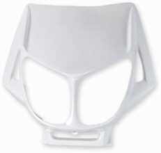 Lichtmaske Derbi Doppeloptik weiß