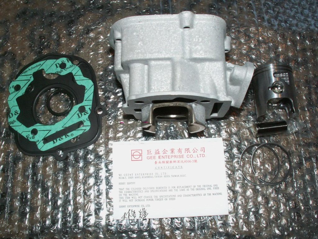 50ccm Doppler Alu Sport Zylinderkit D50B0