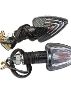 Racing-Blinker "Peak" Carbon mit E-Nmmer