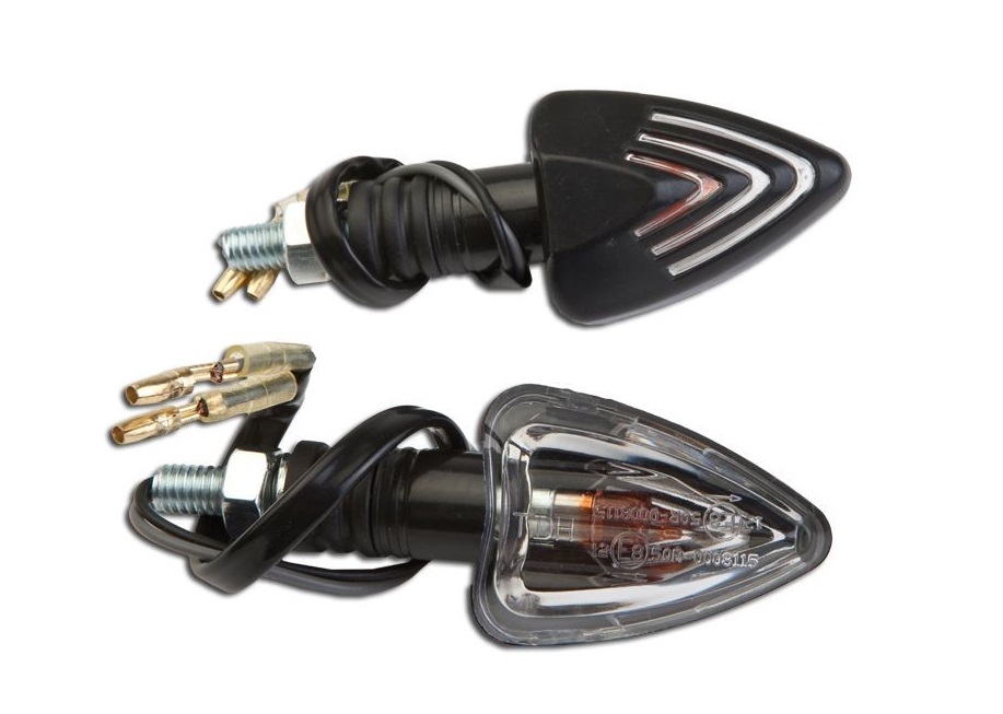 Racing-Blinker "Peak" mit E-Nmmer
