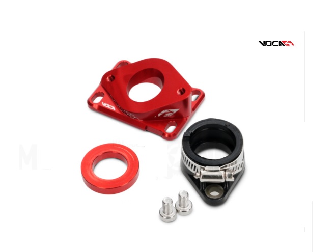 Voca Racing CNC Ansaugstutzen gewinkelt 21-28mm Derbi/Am6