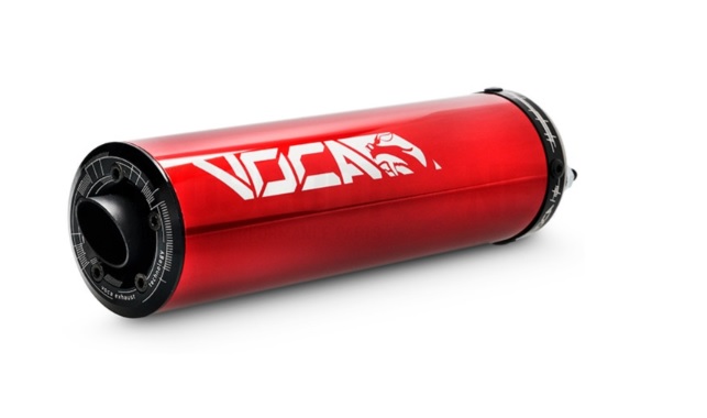 Voca Racing Endschalldämpfer eloxiert rot