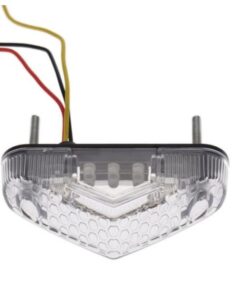 Mini LED-Rücklicht mit E-Nummer transparent